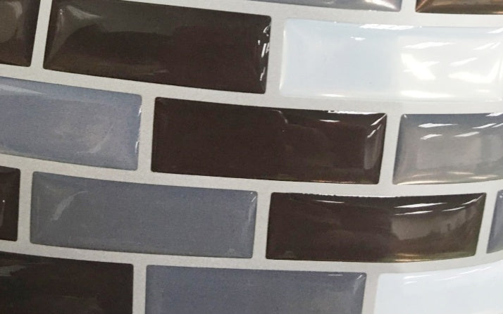 Removable brick wall sticker