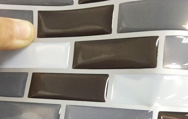 Removable brick wall sticker